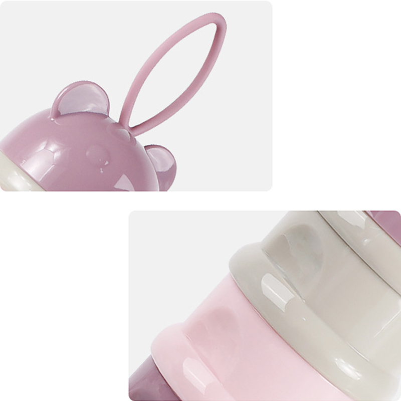ストレージ 3/4 層ポータブル食品容器粉ミルクパウダーカー - Baby Food Options のレビューと価格