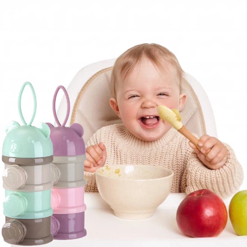 3/4 層ベビーポータブルベビーフード収納ボックス複数の開口 - Baby Food Options のレビューと価格