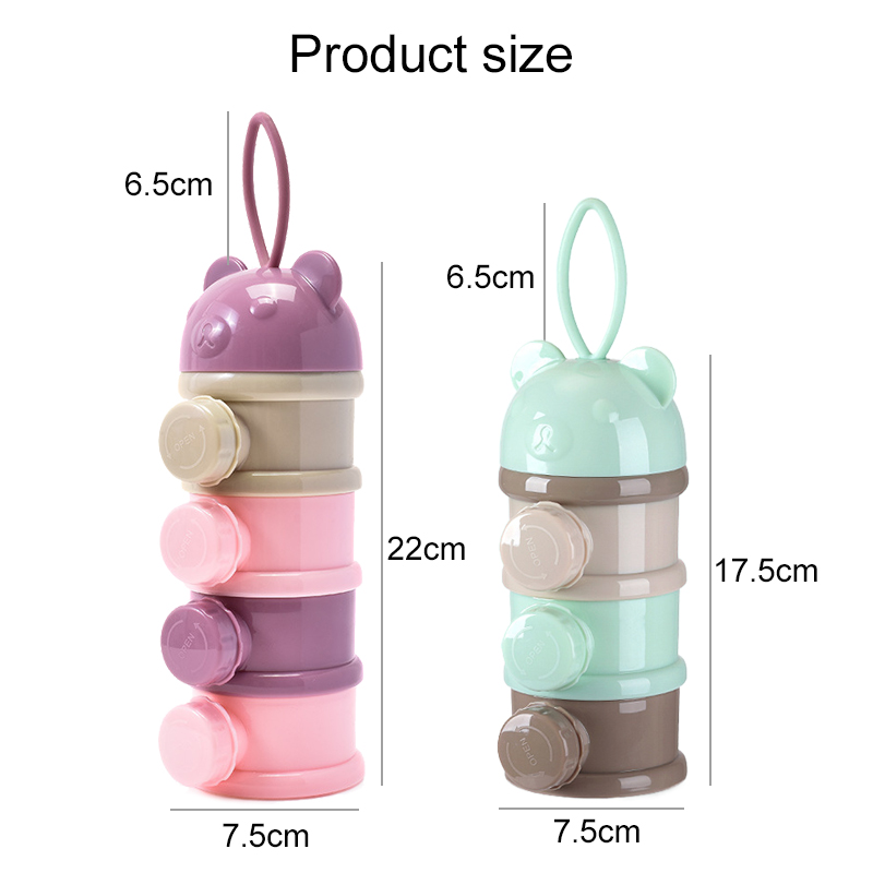 3/4 層ベビーポータブルベビーフード収納ボックス複数の開口 - Baby Food Options のレビューと価格