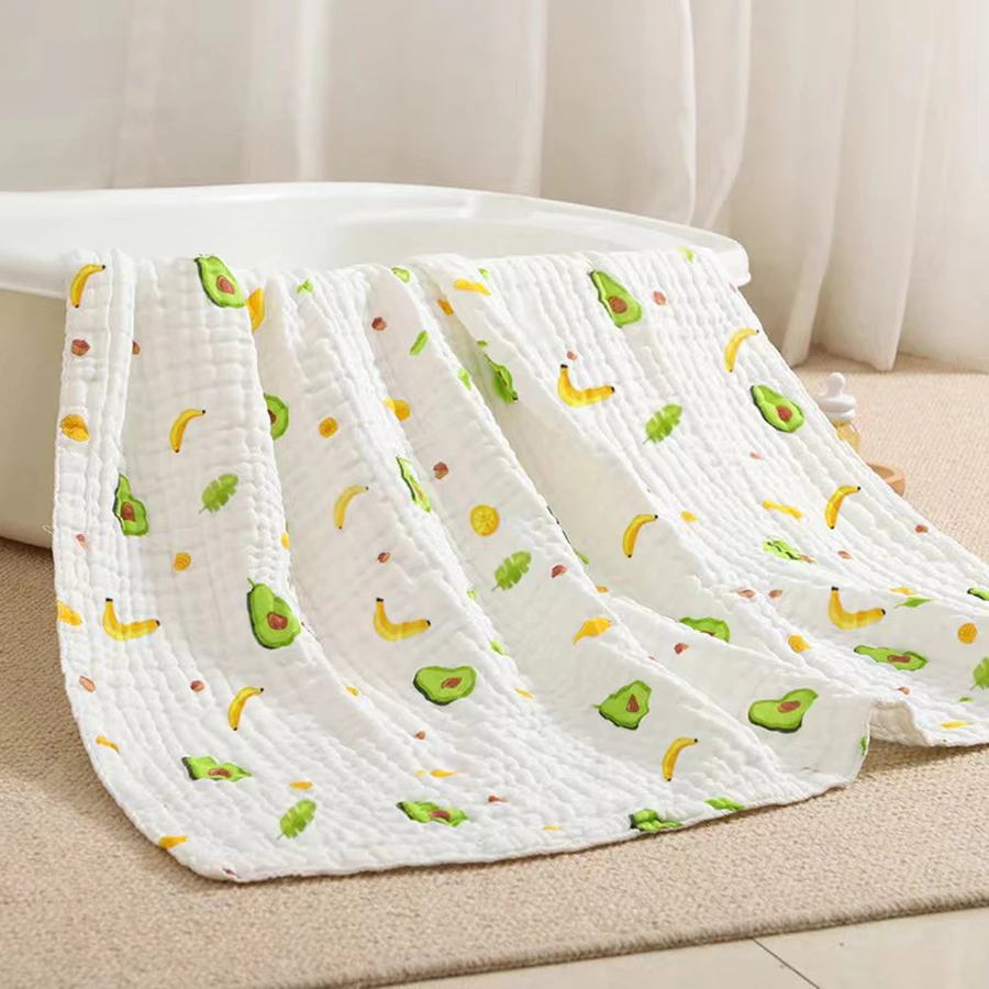 ベビーバスタオル純綿ガーゼ吸水性新生児ブランケット新生児ベビ - Baby Puree Pouch のレビューと価格