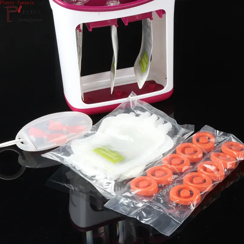ベビーフードパウチ 手動フルーツピューレスクイーザー保存袋 - Baby Puree Pouch のレビューと価格