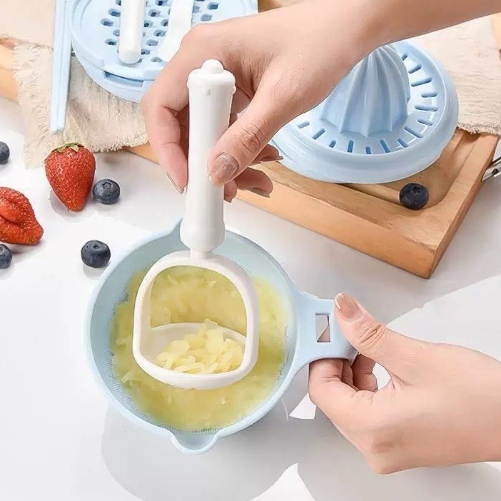 無地ベビーフードグラインディングボウル多機能使いやすい手動グ - Baby Food Bowl のレビューと価格