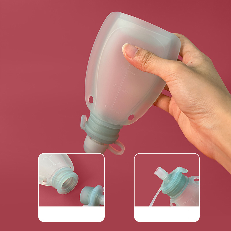 離乳食ポーチ 再利用可能なスクイーズ保存容器バッグ ドリンク - Baby Puree Pouch のレビューと価格