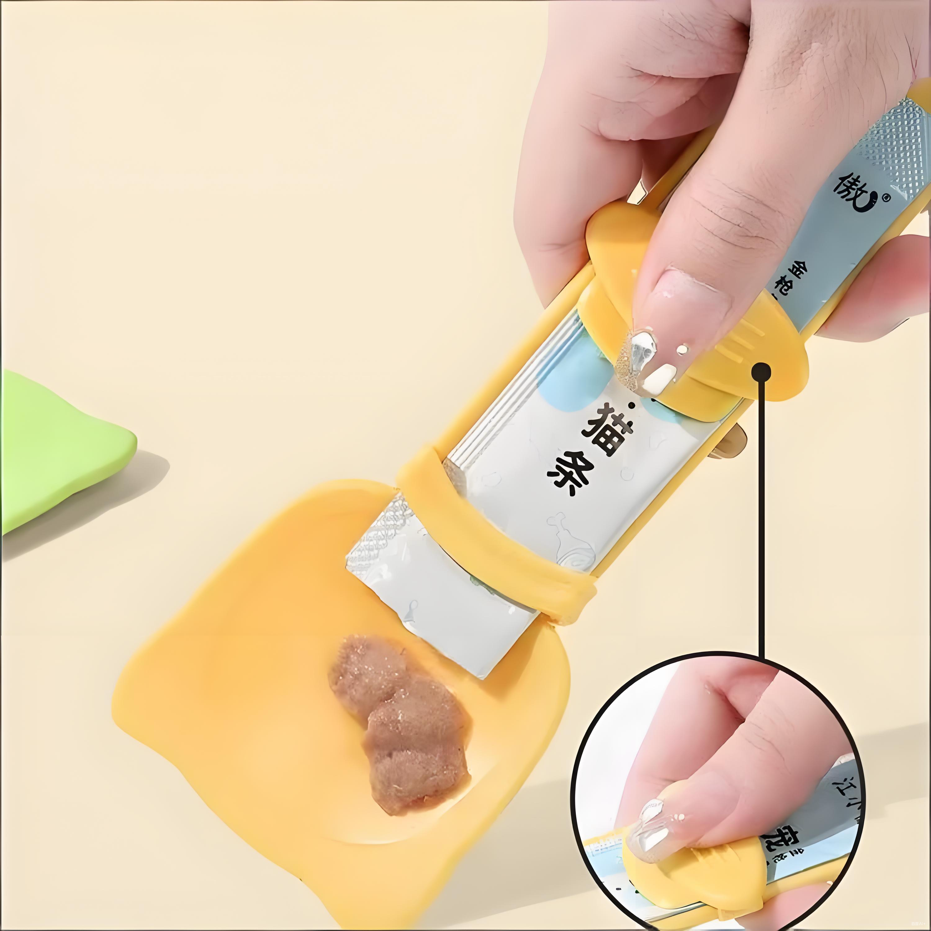 猫用フィーダー 猫用ストリップスクイーズスプーン ペット用液 - Self Feed Spoon のレビューと価格